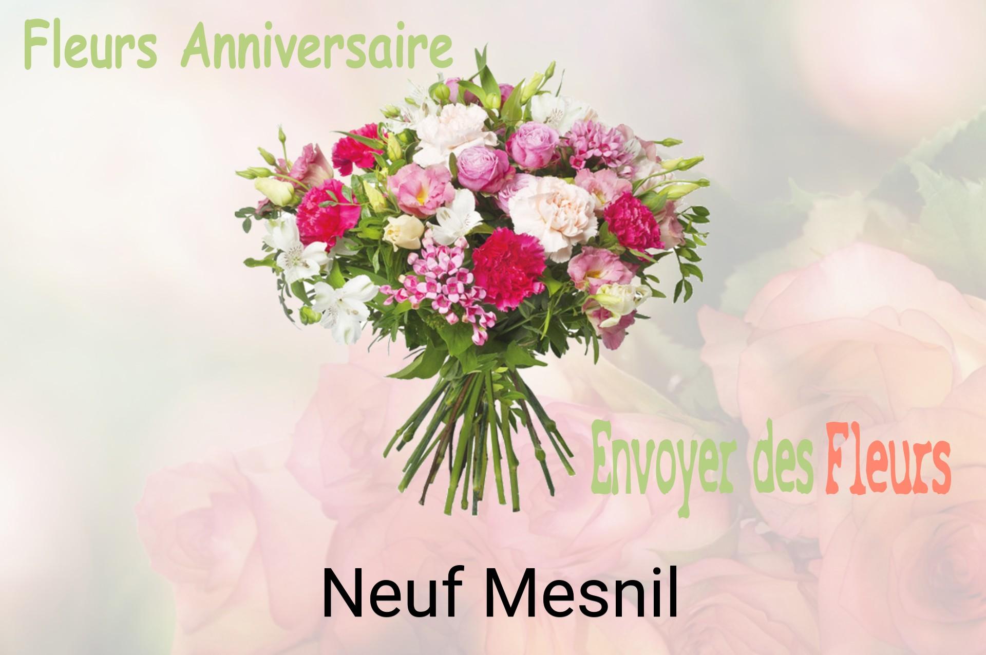 Bouquet de fleurs d’anniversaire livré à Neuf-Mesnil